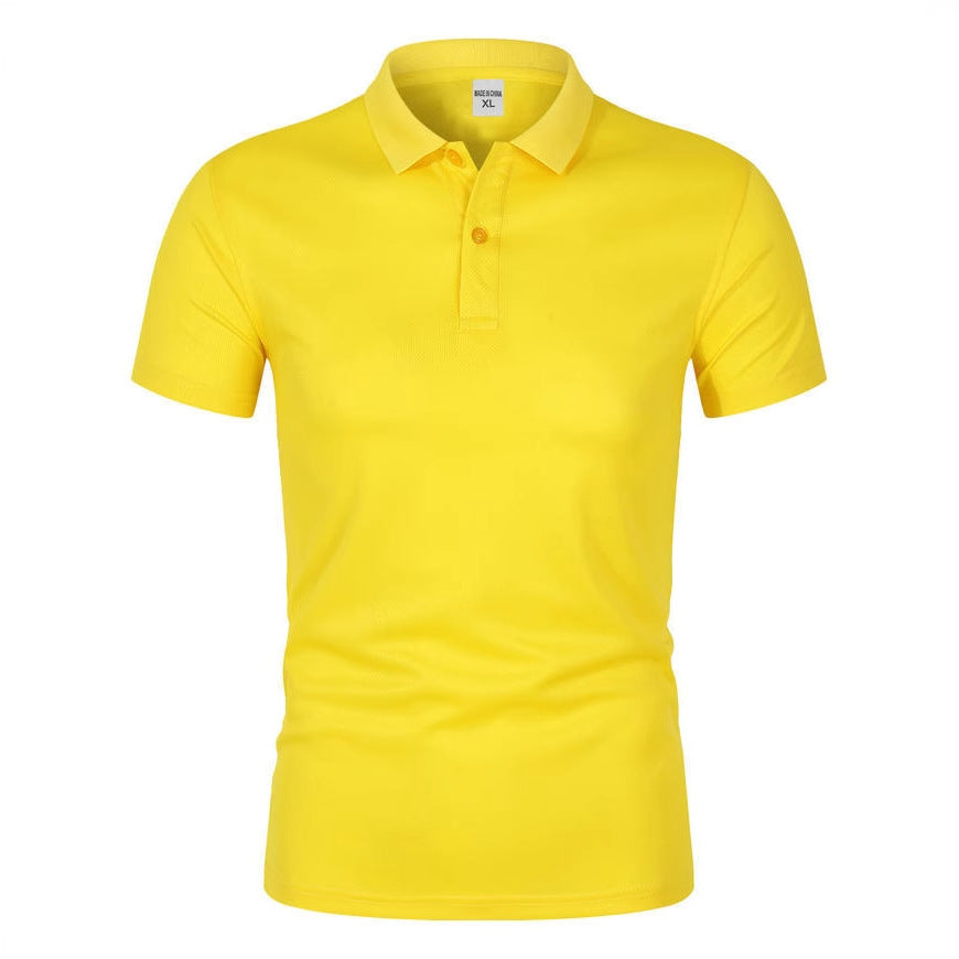 Quick-drying Polo Collar Work Clothes Simple And Comfortable Polo Shirt