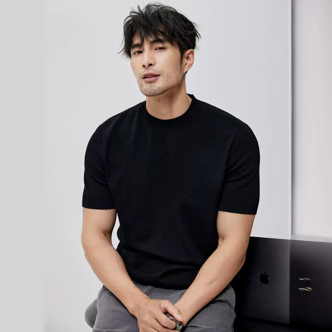 Mercerized Cotton Ice Silk T-shirt