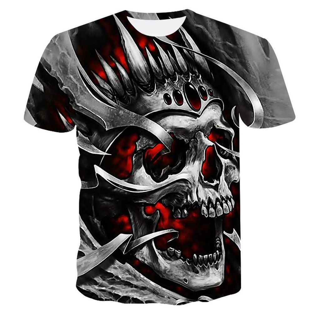 Summer 3D Digital Printing Men's And Women's Loose Short-sleeved T-shirt