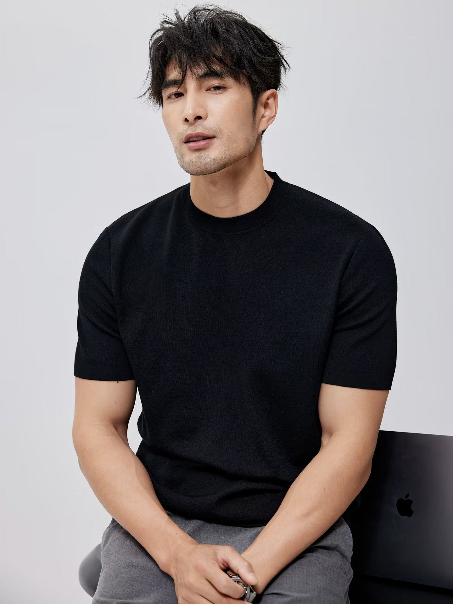 Mercerized Cotton Ice Silk T-shirt