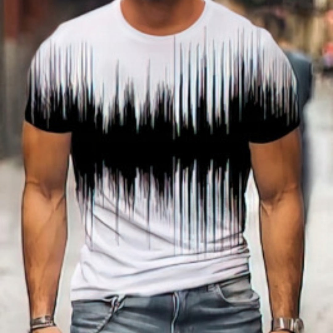 Summer 3D Digital Printing Men's And Women's Loose Short-sleeved T-shirt