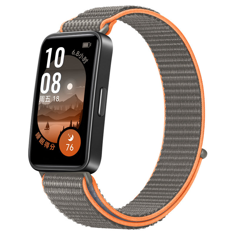 Simple All-match Velcro Nylon Loopback Strap