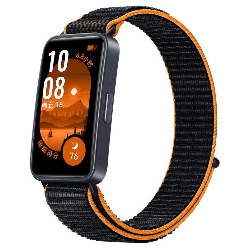 Simple All-match Velcro Nylon Loopback Strap