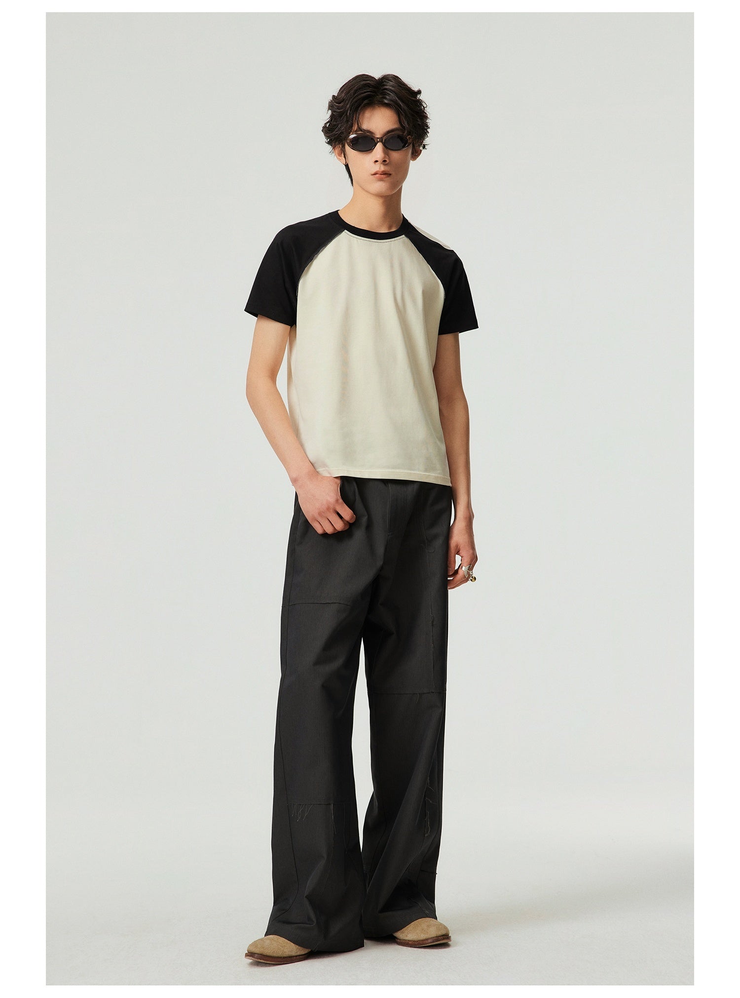 Heavy Round Neck Cultural T-shirt Advertising Shirt