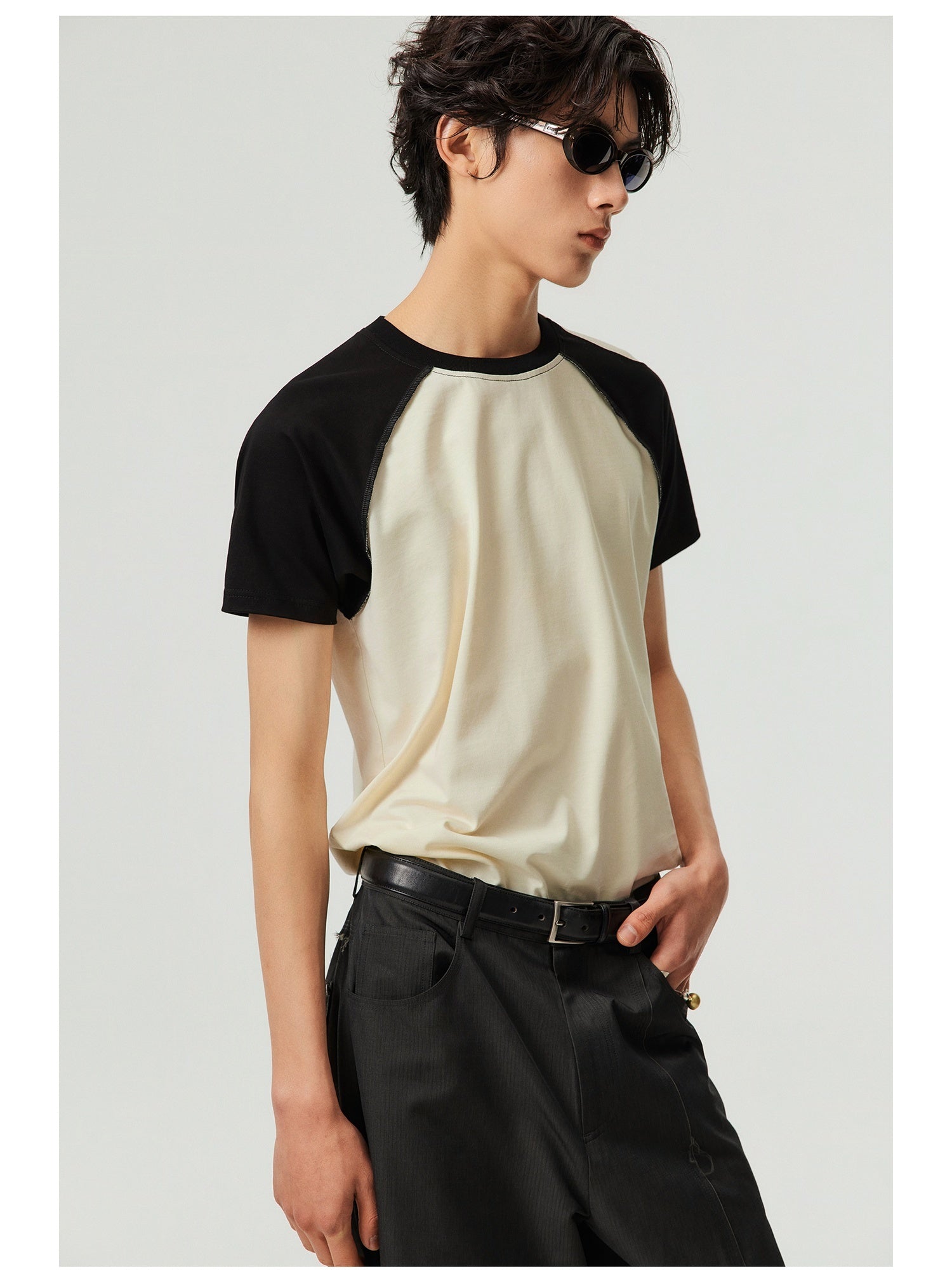 Heavy Round Neck Cultural T-shirt Advertising Shirt