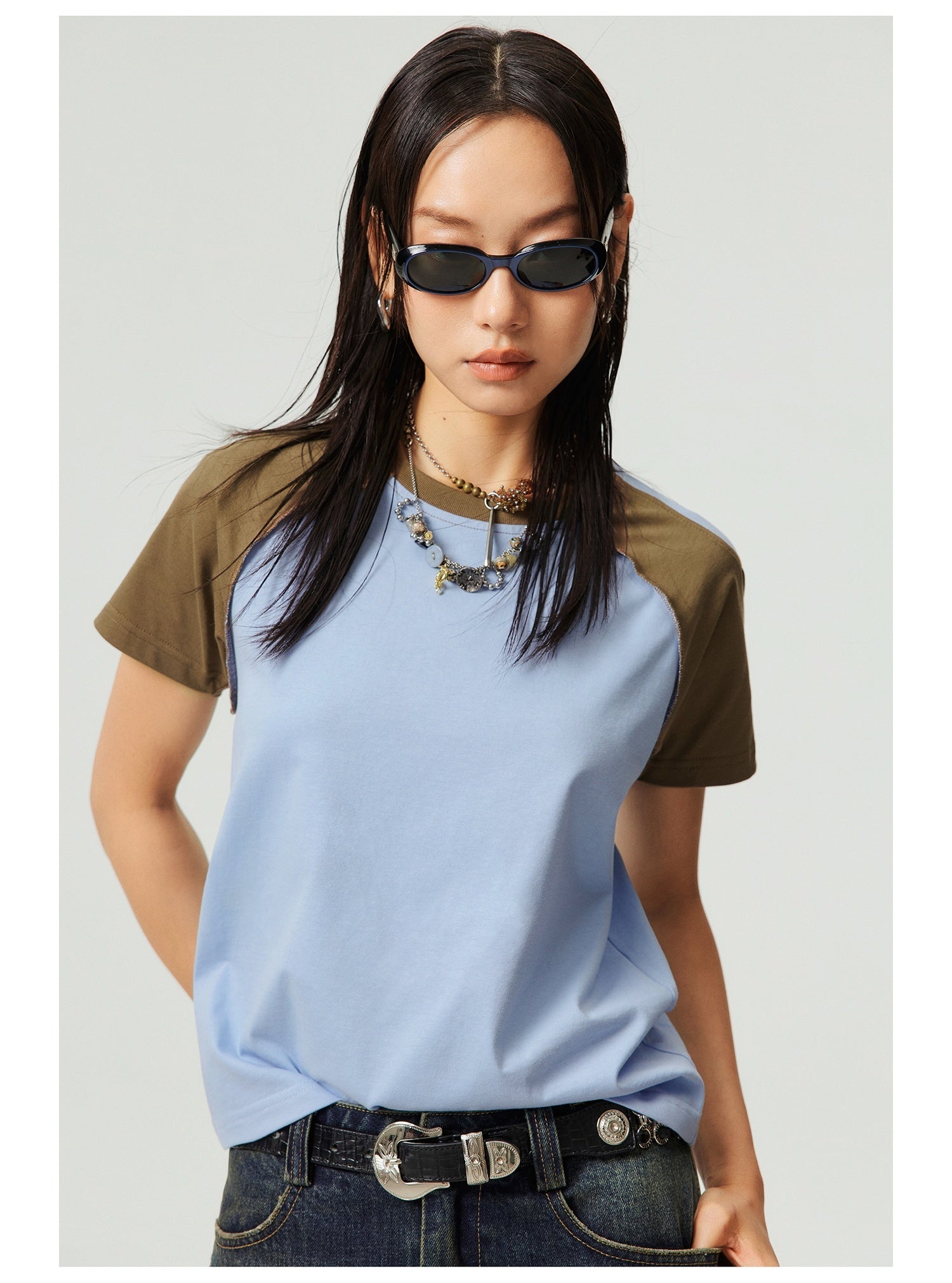 Heavy Round Neck Cultural T-shirt Advertising Shirt